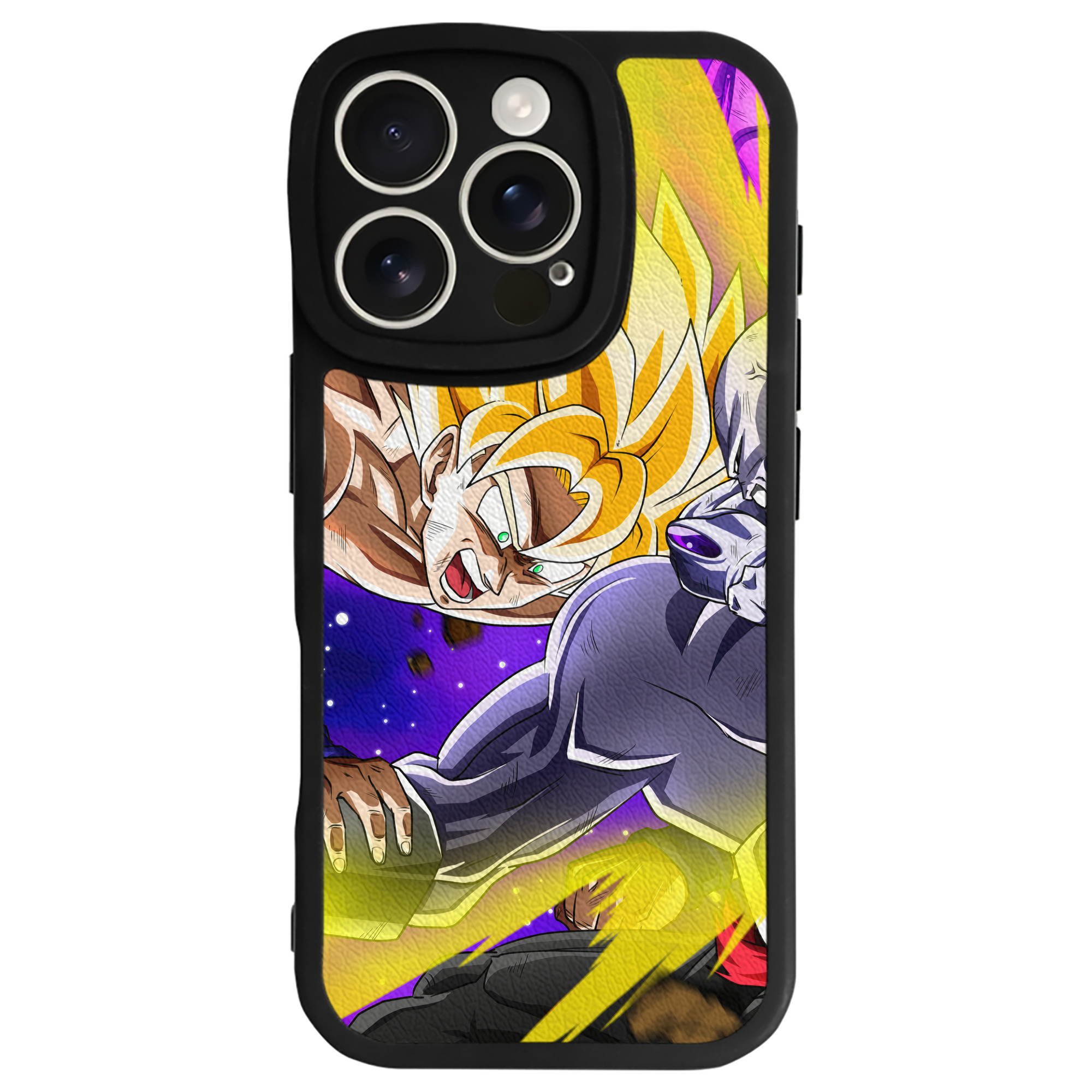 （画像用） ドラゴンボール DRAGON BALL 【iPhone 16シリーズ対応】シリコンスマホケース（レザー調） 材質：シリコン